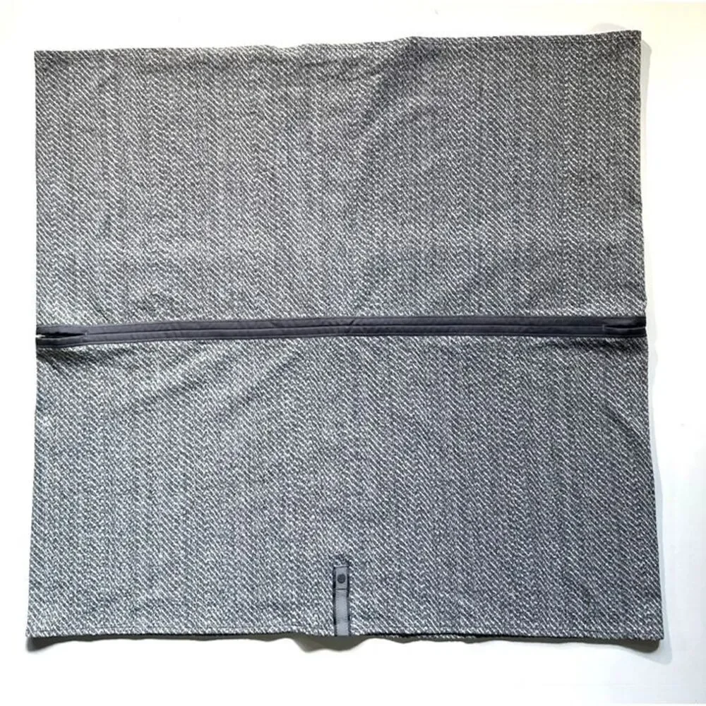 Lululemon Vinyasa WomensConvertible Wrap Scarf Grey Color Herringbone Pattern